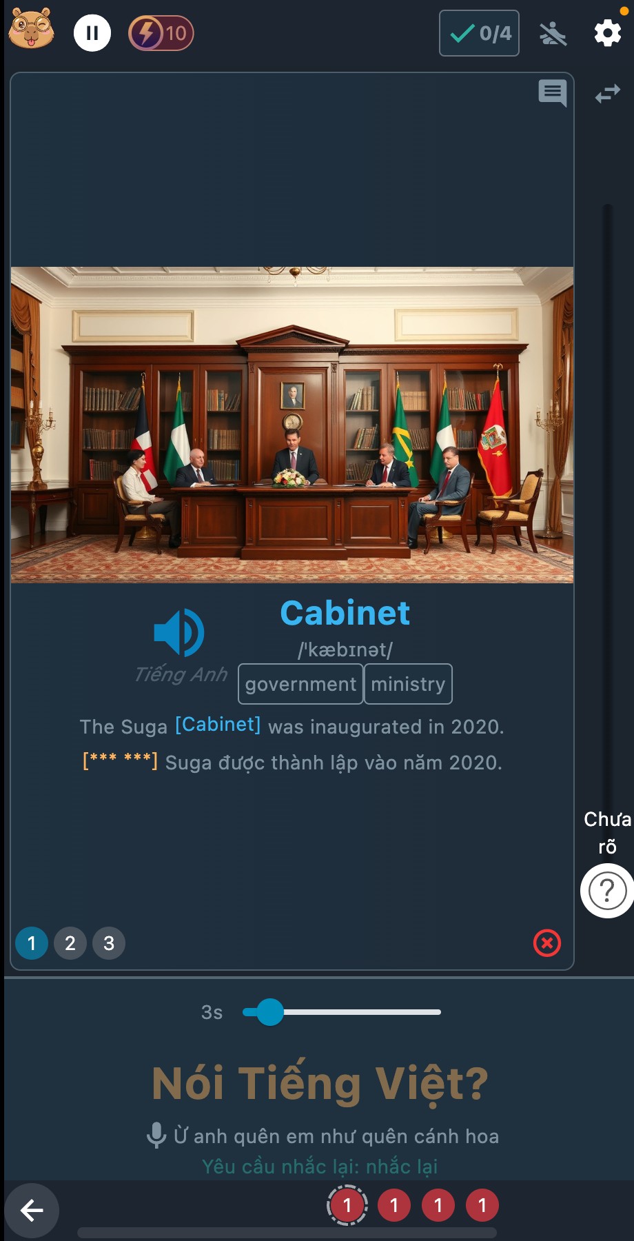 Giao diện quản lý lớp học CapyLala